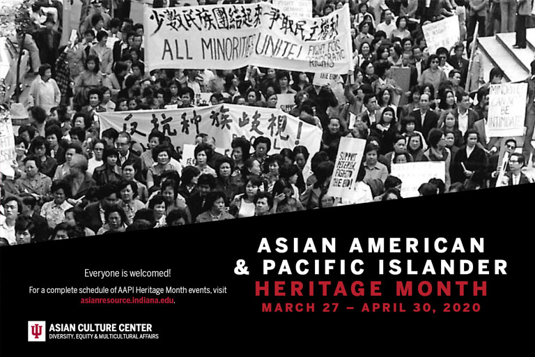 Asian American and Pacific Islander Heritage Month flyer