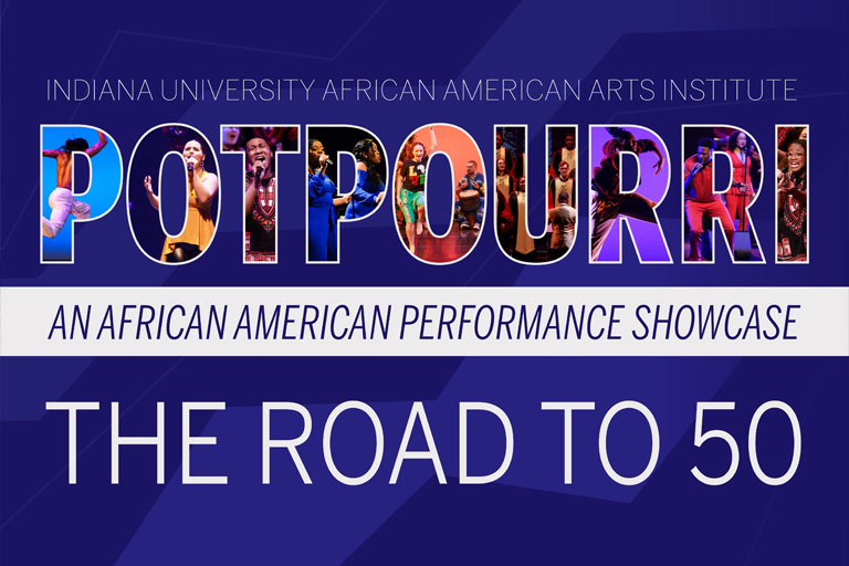 Potpourri: An African American Performance Showcase flyer. See article for details.