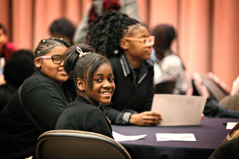 Pre-college students visit IU Bloomington during the 2017 AAAI's potpourri